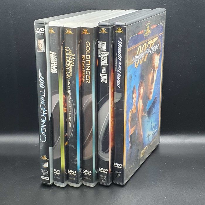 Lote DVD - 6 Filmes James Bond 007 - Ref. VI