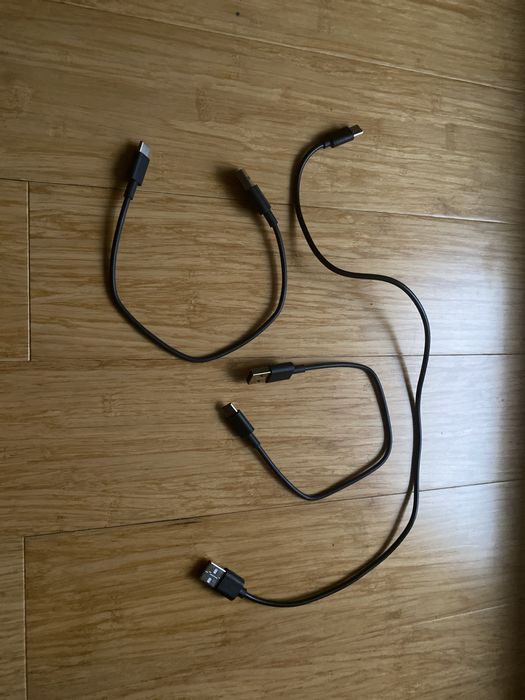 3x przewód USB USB C