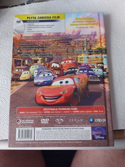 Disney Pixar Auta dvd