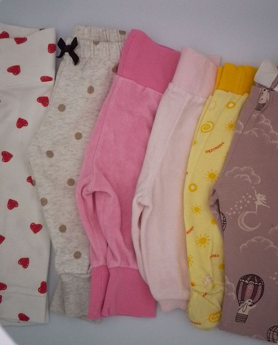 Zestaw 30szt ubranek niemowlęcych dla dziewczynki 50-68cm 0-6 miesięcy