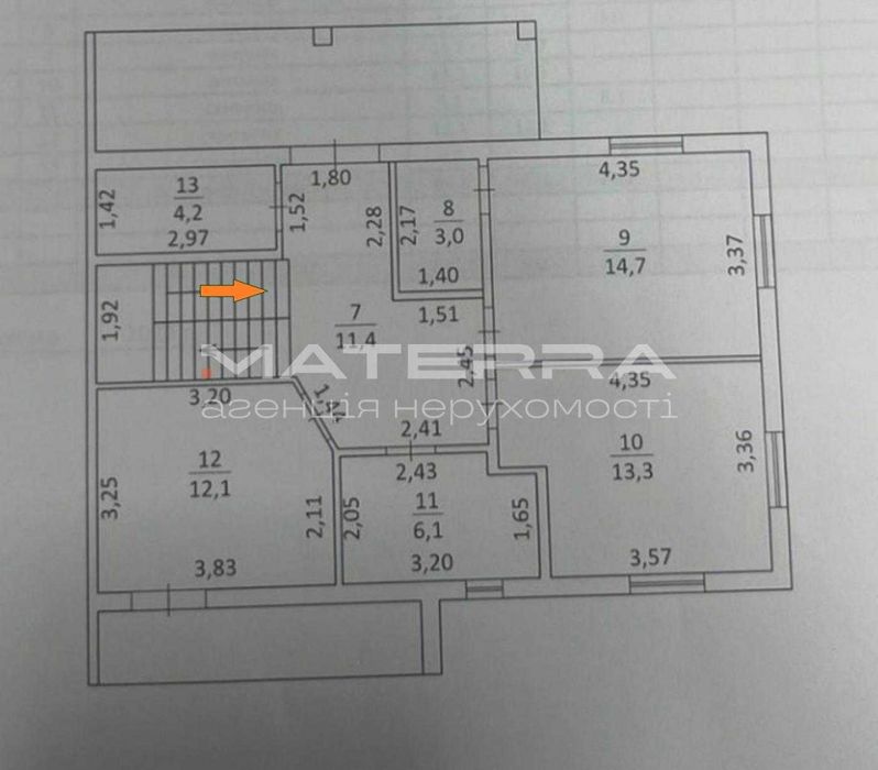 Віта Поштова продаж дуплексу 140м2 з газом