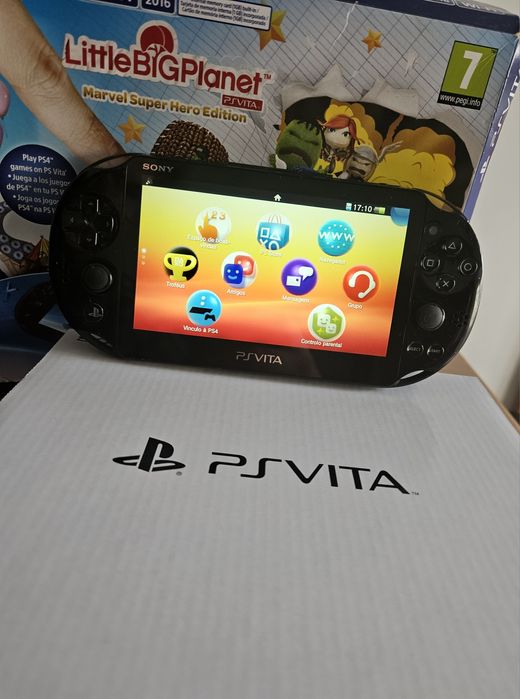 PS Vita com Caixa e manuais