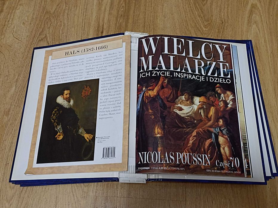 Wielcy malarze wybrane zeszyty + 4 segregatory