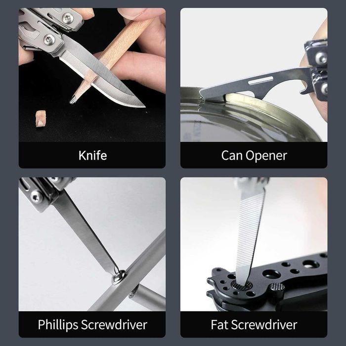 Мультитул Xiaomi NexTool Mini Flagship (NE20146) 11 в 1, Silver