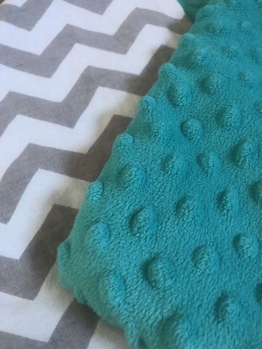 Komplet kocyk i poduszka do wózka