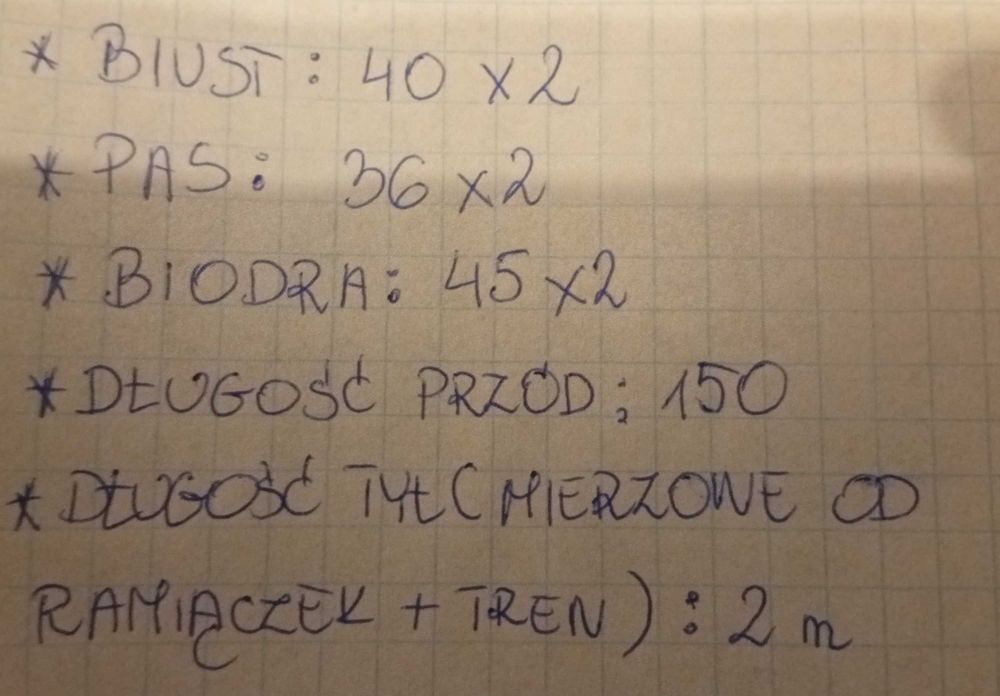 Sukienka wieczorowa rozmiar 38