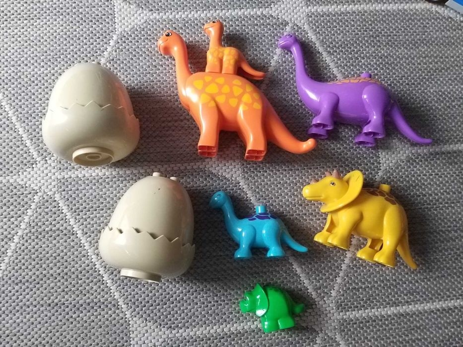 klocki dinozaury jaja zamiennik tańszy odpowiednik lego duplo