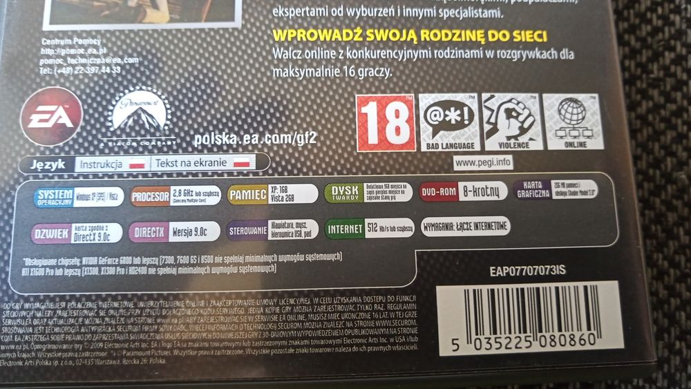 Ojciec Chrzestny 2 gra Pc