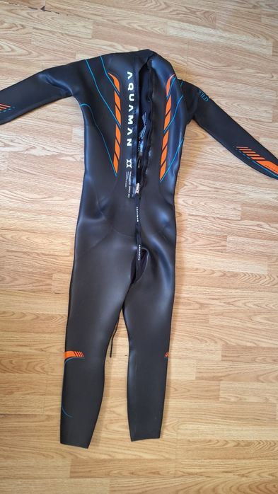Fato de mergulho Aquaman Wild 3/2mm preto laranja