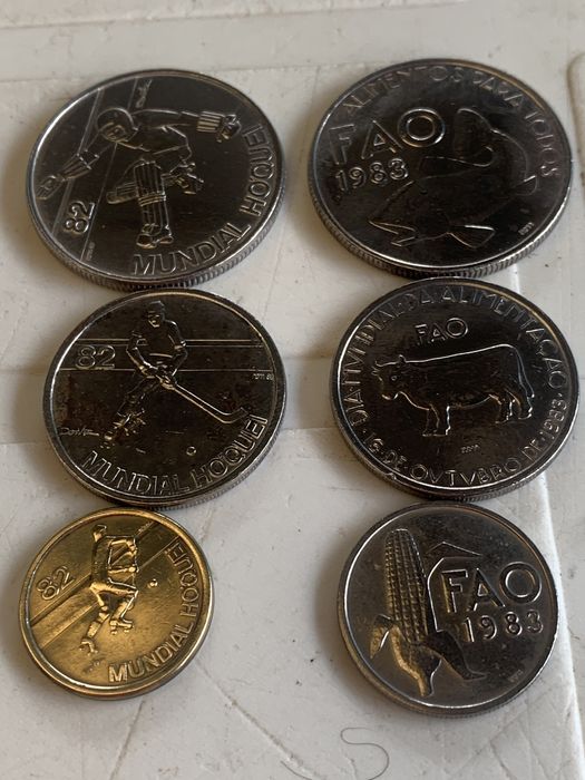 Coleçao moedas escudo comemorativas