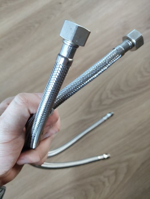 2x wężyk do baterii 3/8 M10