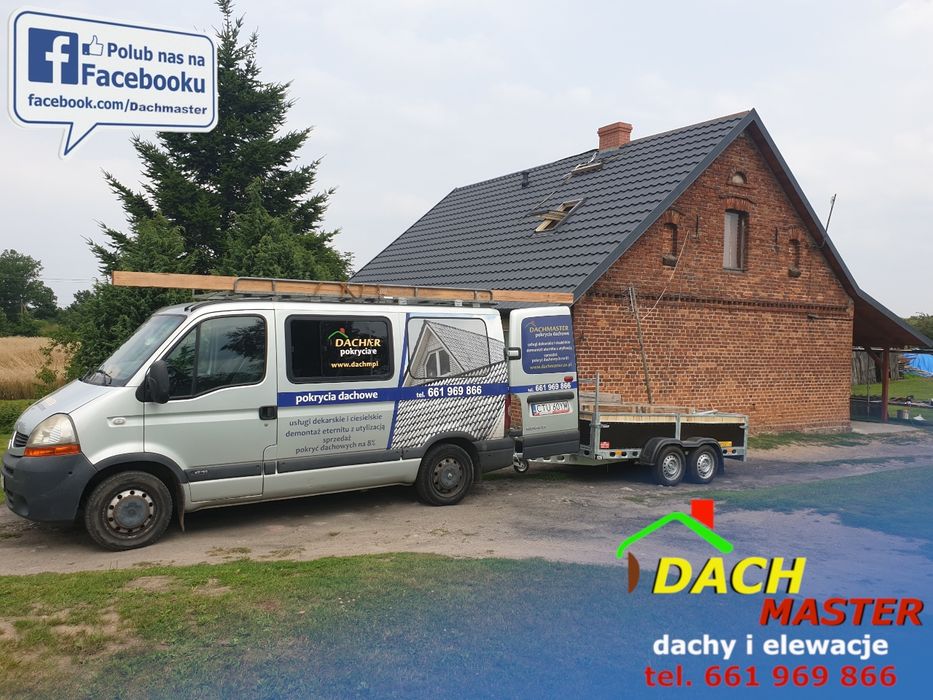 Dachy, dekarstwo ,dekarz, usługi dekarskie, papa, utylizacja eternitu,