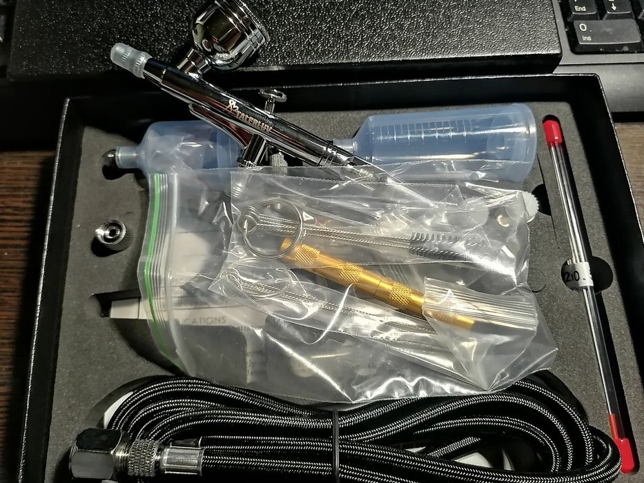 Аерограф професійний металевий аэрограф комплект покраски авто