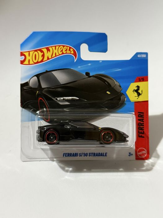 Miniatura Hot Wheels Ferrari SF90 Stradale Preto
