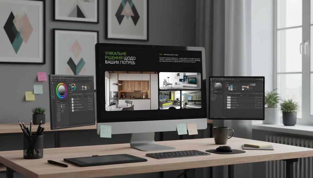 Графічний дизайнер | Логотип | Дизайн сайтів (макет)