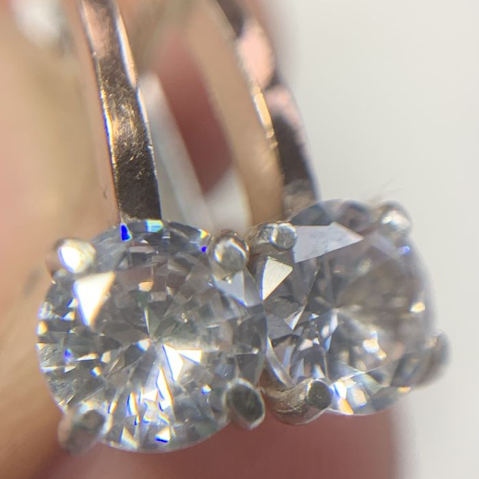 Сережки срібні з позолотою 925