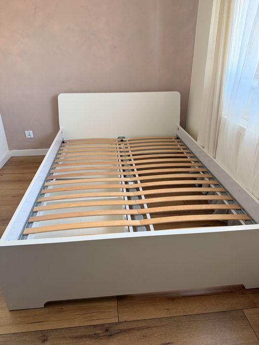 Łózko ikea brimnes 140x200 z materacem