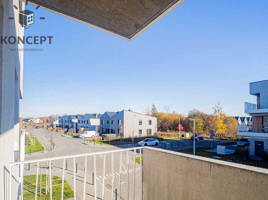 Nowoczesne studio przy Lotnisku | Balkon | Parking