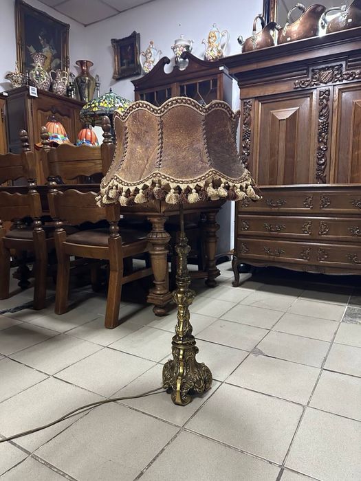 Бронзовий напольний торшер підлоговий світильник 7468