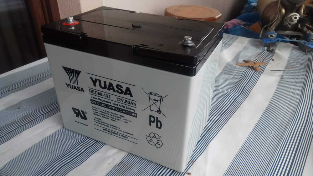 OKAZJA !!! Akumulator YUASA  12V 80Ah Żelowy-AGM !!!