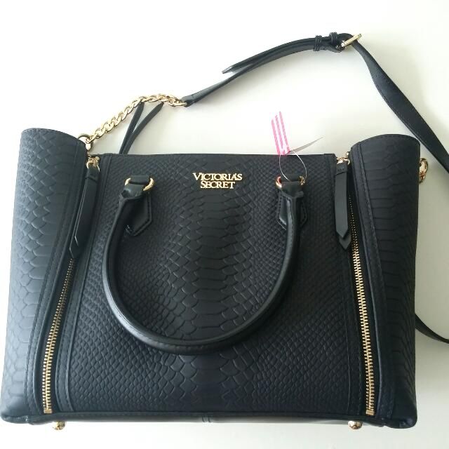 Victoria's Secret Black Leather  VIP Satchel  оригінал сумка