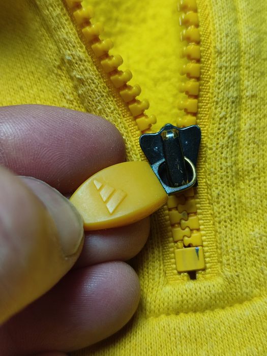 Кофта винтаж 90х Adidas EUR M (р.46) бу ориг мужская ⅓ зипка  Адидас