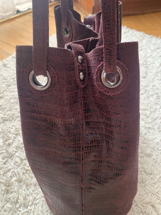 Сумка з лазерноі шкіри