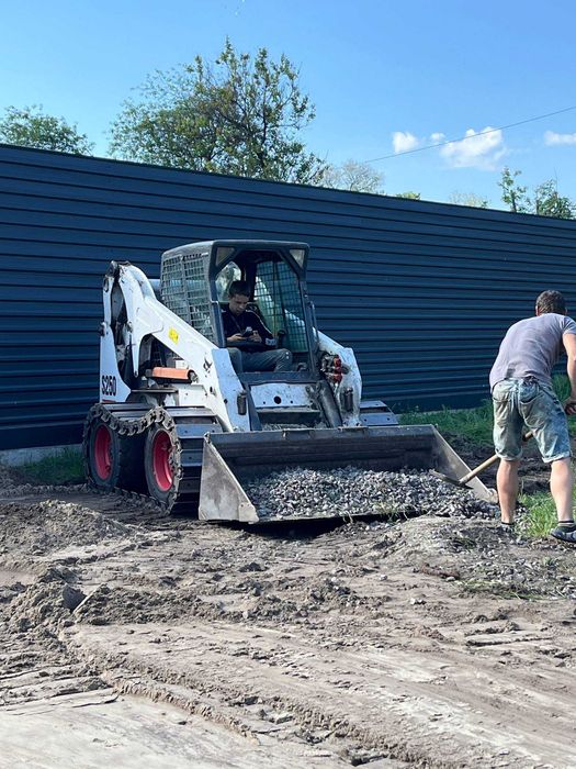Послуги бобката, бобкет, bobcat. Гідромолот гідробур, Вилочний навантажувач