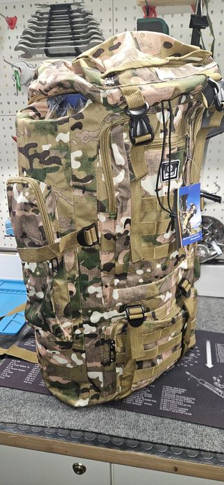 Mochila camuflada 80lt