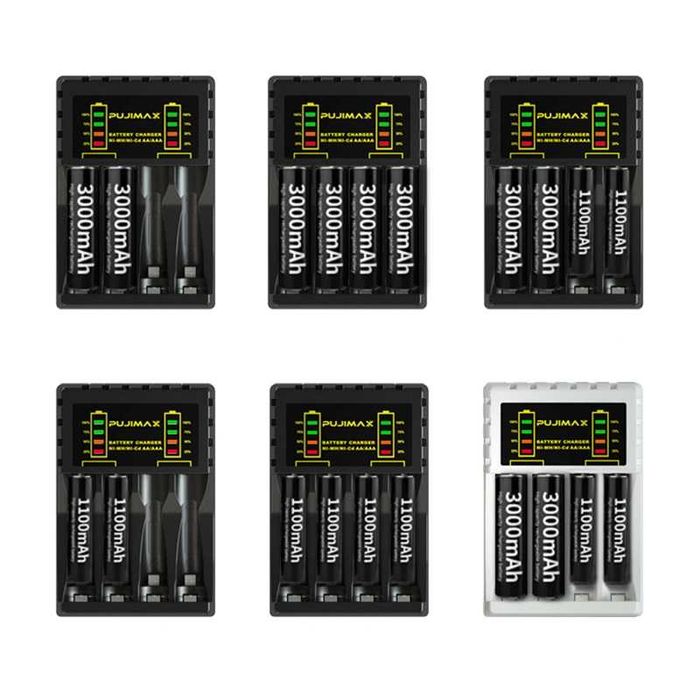 USB Rechargeable Battery Charger with LED Indicator426430555091128324