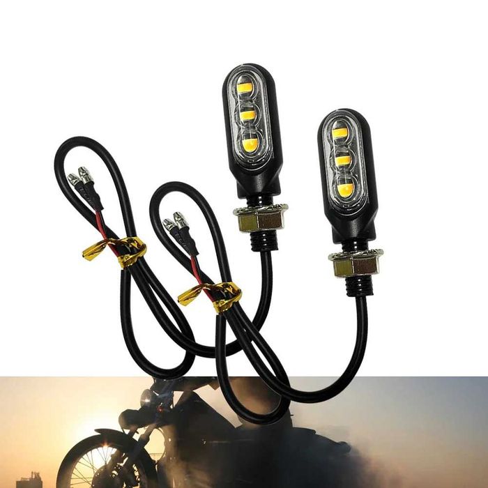 Par de Piscas LED Dinâmicos com Efeito Fluir