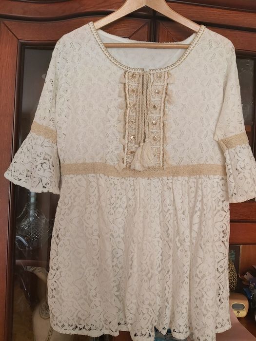 Tunika koronkowa boho