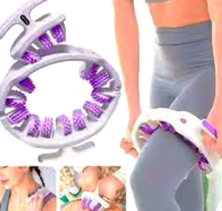 Массажер круглий роликовий для талії/гомілок