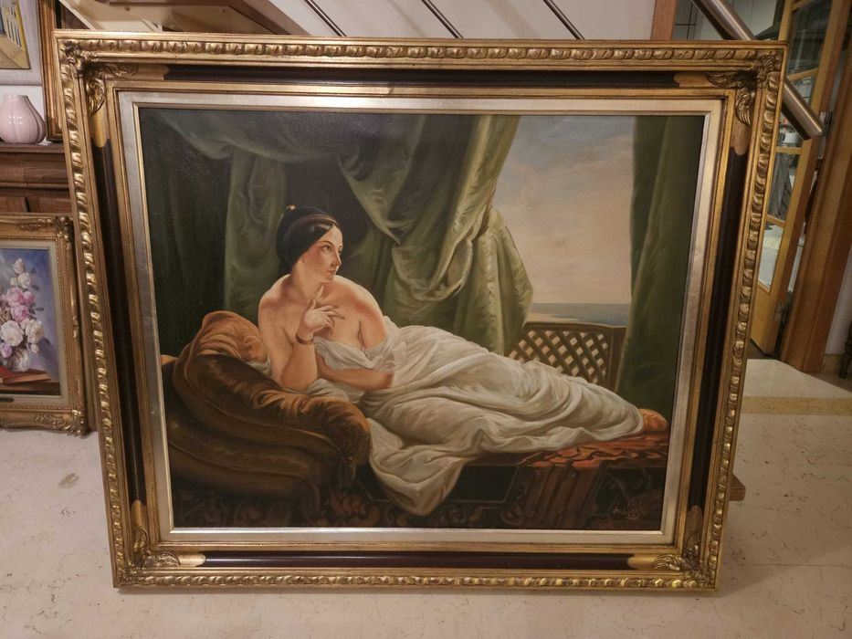 Lindíssimo quadro David Levy Lima óleo sobre tela