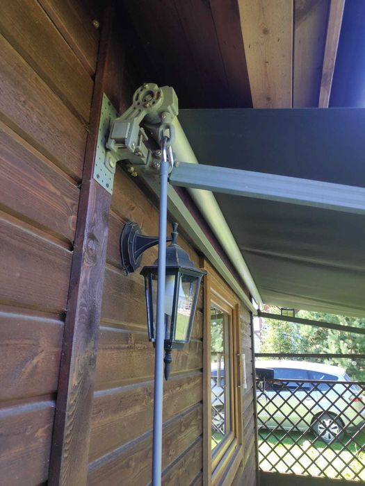 Markiza tarasowa ANTRACYT 350x300 Szara STD