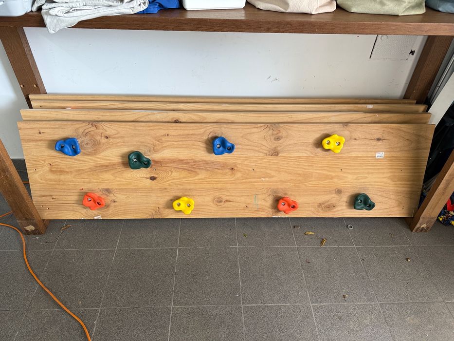 Pranchas come pedras escalada para parede