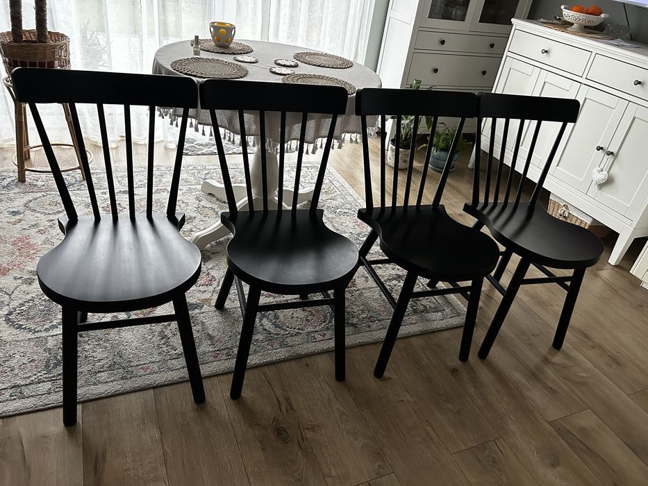 4 krzesła drewniane Norraryd