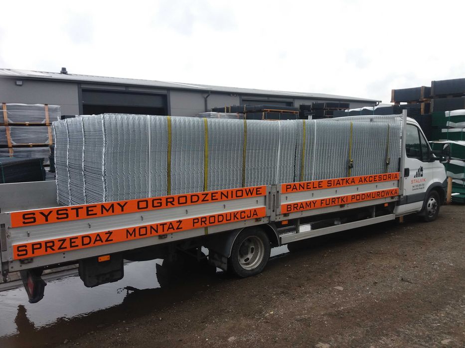 Panel ogrodzeniowy h=123cm,133cm,1,53 czarny i grafit fi4 fi5