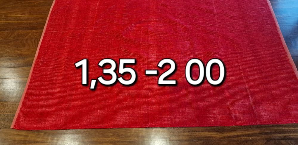 Tapete vermelho (1,35-2,00)