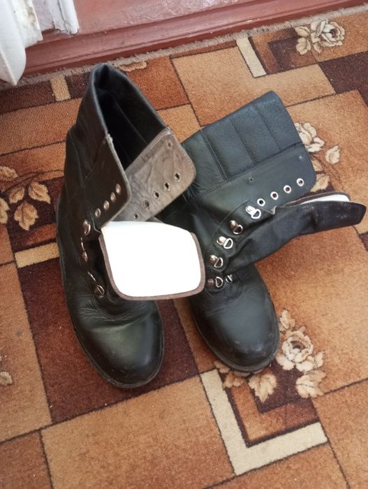 Берці армійські шкіряні