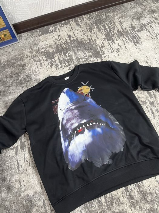 Світшот Givenchy Shark Black Кофта Живанши Акула свтішот Живанши