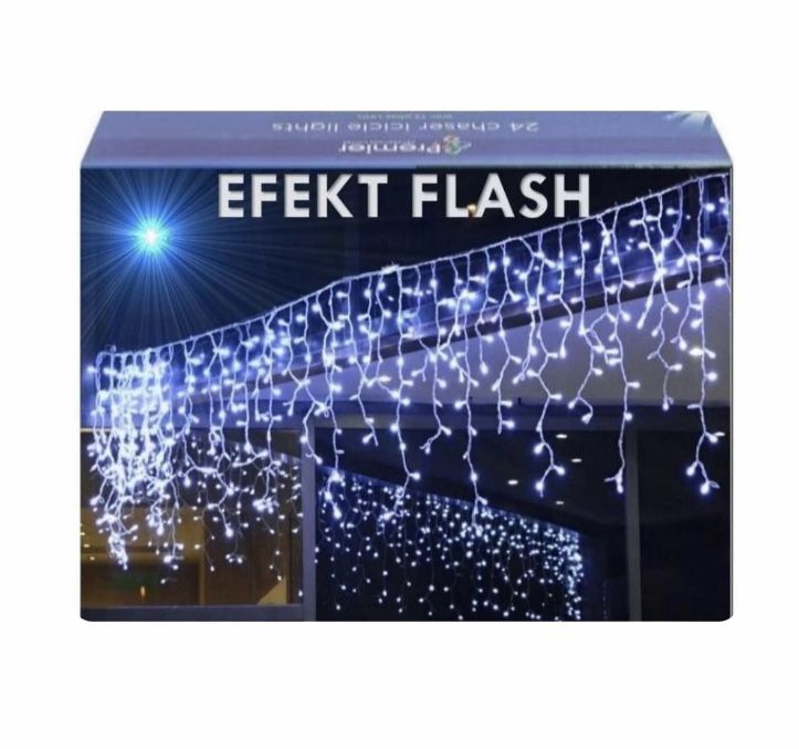 Sople lampki choinkowe zewnętrzne 500 LED