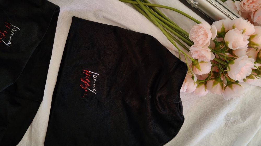 TH komplet welurowy czapka plus komin premium