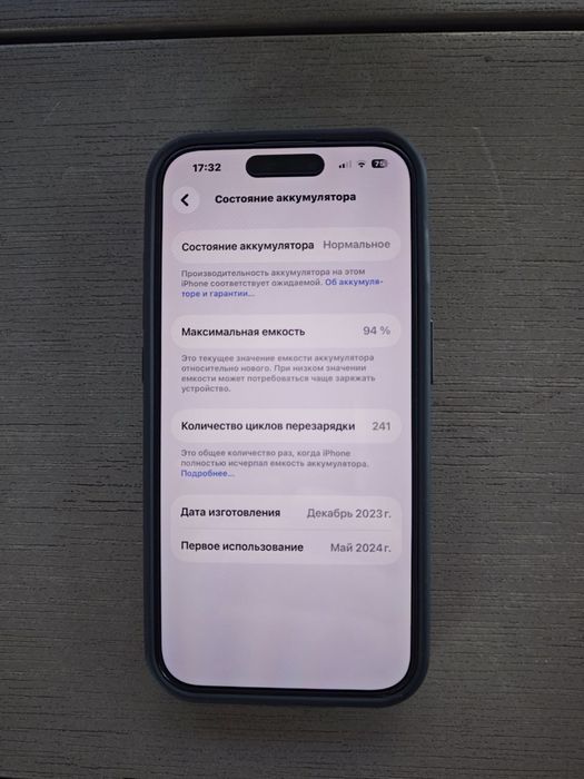 Продам IPhone 15 Pro 256 стан нового телефону