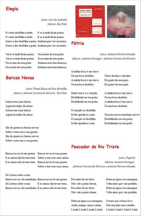 Adriano Correia de Oliveira - - - - - Elegia - - - - - EP