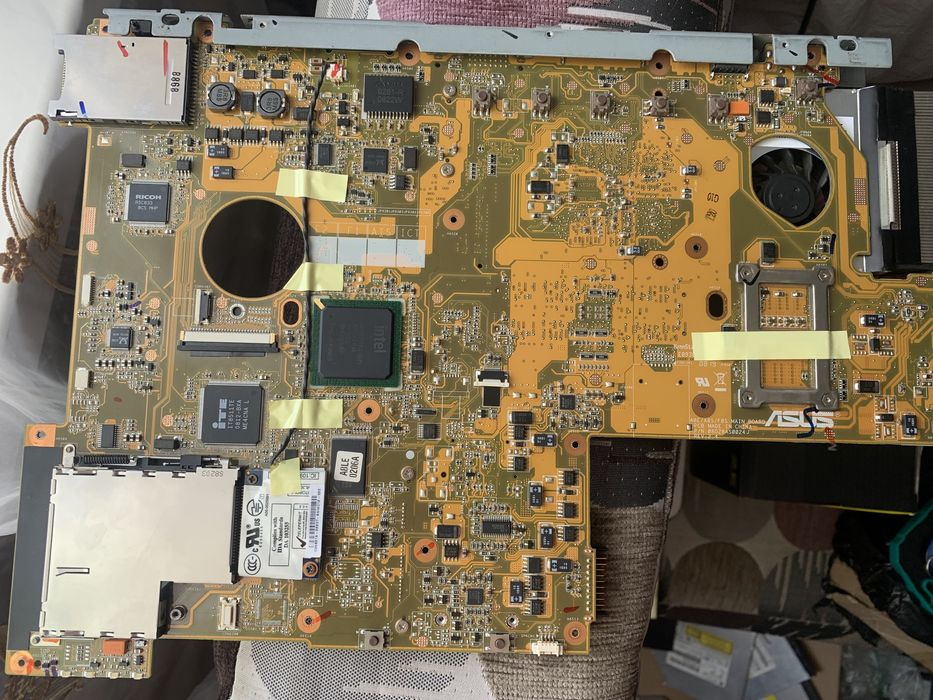 Материнская плата Asus x80l рабочая A8E/A8S/F8S