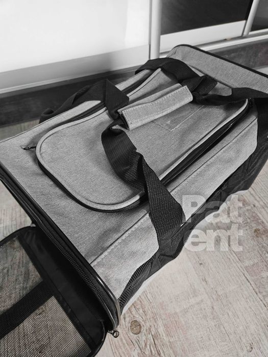 Transporter torba transportowa dla psa kota królika świnki szary