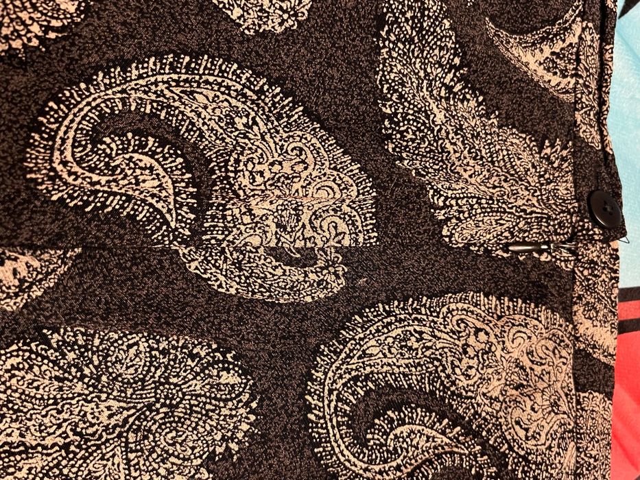 Saia midi estampada, “In wear” tamanho 38