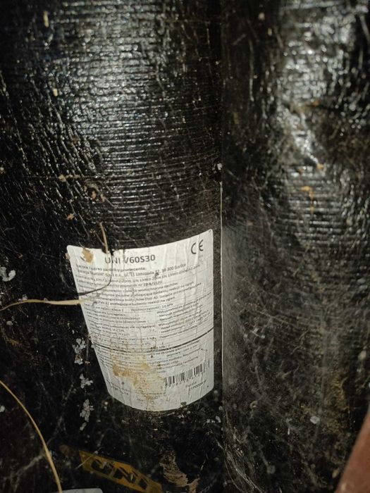 papa asfaltowa, bitumiczna, budowlana (4.5 rolki), 3mm, po budowie