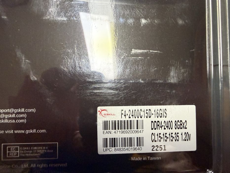 Ram DDR4 G. Skill 16Gb novas